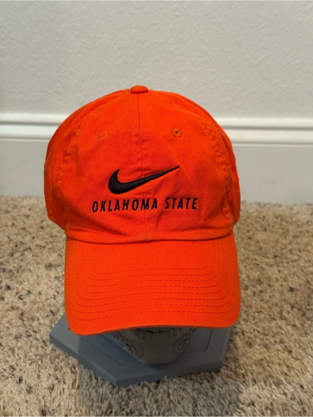 Nike Orange Oklahoma State Embroidered Swoosh Cap